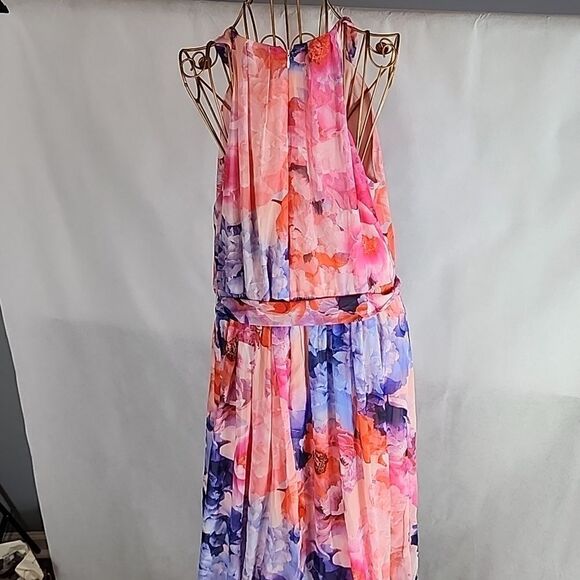 Jessica Howard Floral Dress Size 14 - Picture 7 of 14